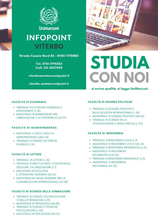 L'università degli studi Guglielmo Marconi