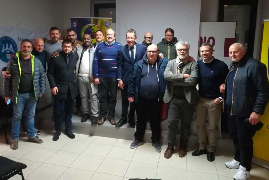Sport - Calcio - Il Comitato regionale Lazio ha fatto visita agli arbitri della Tuscia