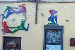 Ronciglione - La creazione carnevalesca "Danza nella vita" di Stefano Cianti