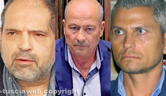 Da sinistra: Daniele Rossi. Marco Nunzi e Federico Tonnicchi
