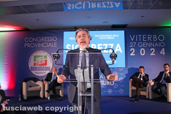 Viterbo - Congresso Forza Italia - Francesco Battistoni