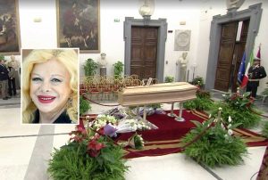 Roma - La camera ardente di Sandra Milo in Campidoglio