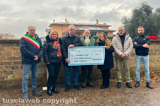 Barbarano Romano - La consegna del defibrillatore