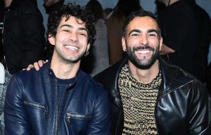 Marco Mengoni e Massimiliano Caiazzo alla fashion week di Milano