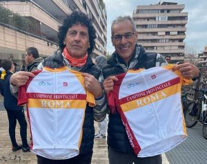 Roma - Sport - Mtb Santa Marinella - Scozzafava e Albanese con la maglia di campione provinciale conquistata