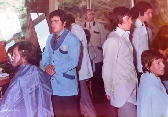 Roberto Montecolli in una foto d'epoca