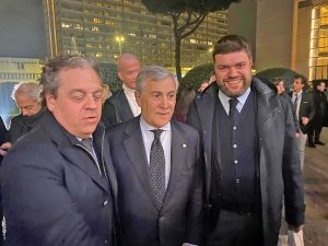 Da sinistra: Nicolai, Tajani, Romoli