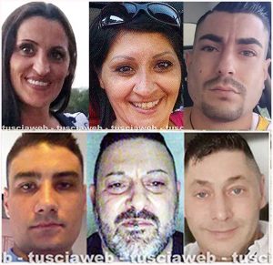 A partire da sinistra dall'alto: Elisabetta Bacchio, Sabrina Bacchio, Alessio Pizzuti, Dan Constantin Pomirleanu, Lucio La Pietra e Antonio Bacci