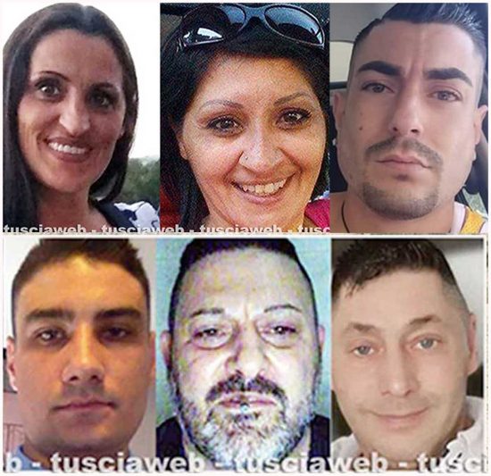 A partire da sinistra dall'alto: Elisabetta Bacchio, Sabrina Bacchio, Alessio Pizzuti, Dan Constantin Pomirleanu, Lucio La Pietra e Antonio Bacci