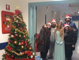 Roma - Le calzette della Befana donate ai bambini ricoverati all'ospedale San Camillo