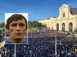 Il funerale di Gigi Riva