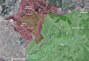 Trasversale - I tracciati fino a Civitavecchia