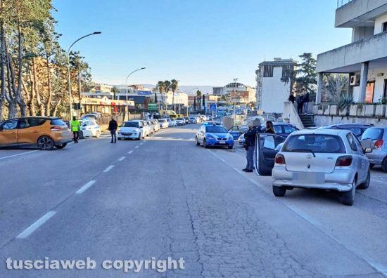 Viterbo - Incidente su via Garbini
