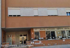 Orte - La sede provvisoria della segreteria dell'istituto Fabio Besta