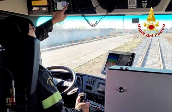Viterbo - Binario ferroviario dei vigili del fuoco