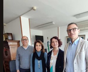 Viterbo - Da sinistra Fabio Turco, Patrizia Meacci, Anna Maria Dello Preite e Andrea Belli