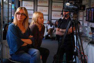 Simona Tartaglia sul set