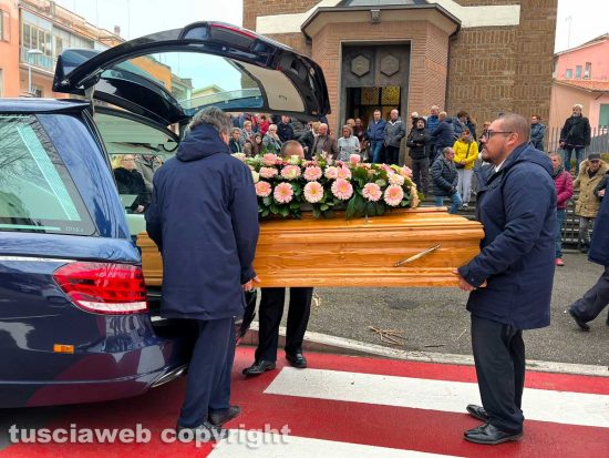 Viterbo - Il funerale di Rosanna De Marchi