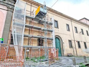 Viterbo - I lavori del Pnrr a piazza Fontana grande