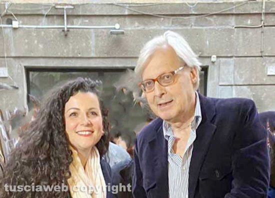 Vittorio Sgarbi e Chiara Frontini