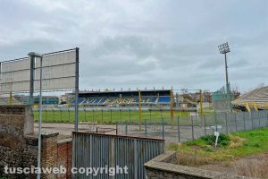 Sport - Calcio - Incuria allo stadio Rocchi