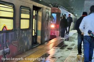 Il treno fermo
