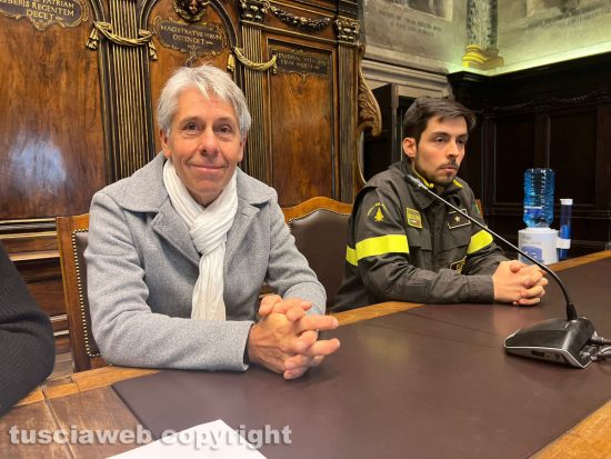 Viterbo - Conferenza stampa Befana 115 - Gianni Mancini e Daniele Bernardini