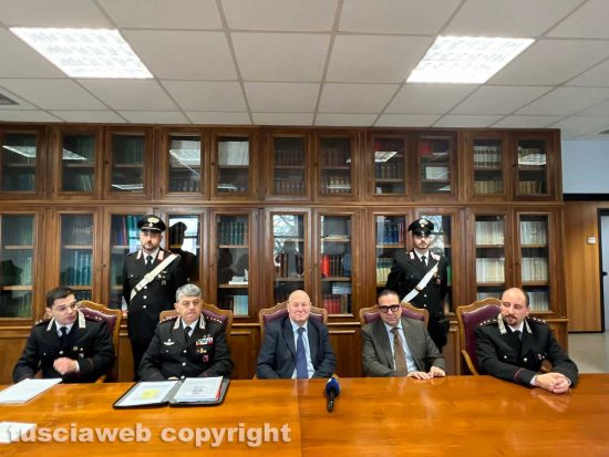 Viterbo - La conferenza stampa sull'omicidio Bramucci