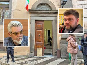 Viterbo - Il Cpia di via Saffi - Nei riquadri Alessandro Romoli e Alfonso Antoniozzi
