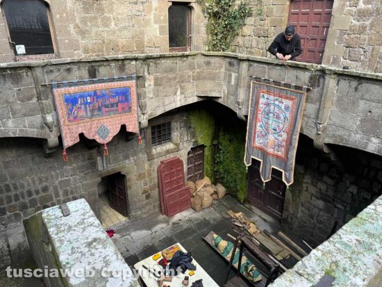Viterbo – Il set della serie The Decameron