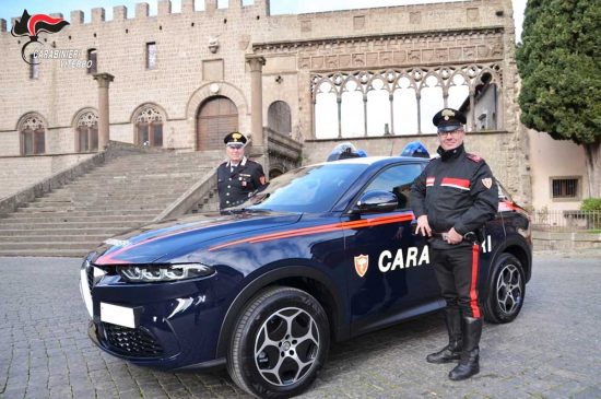 Viterbo - Una nuova Ala Romeo Tonale per il comando provinciale dei carabinieri di Viterbo 