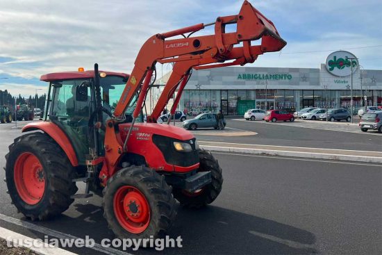 Viterbo - La protesta degli agricoltori