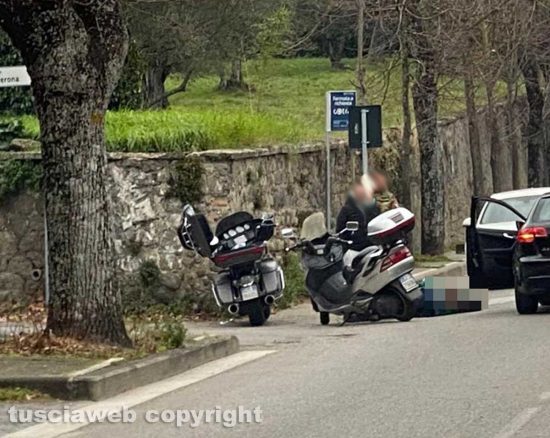 Viterbo - Incidente a viale Trieste