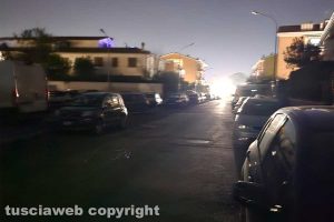 Viterbo - Via Santa Giacinta Marescotti al buio