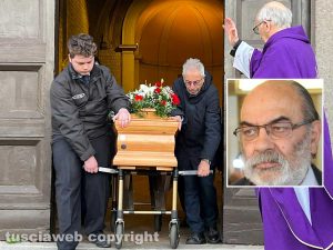 Viterbo - I funerali di Michele Bonatesta