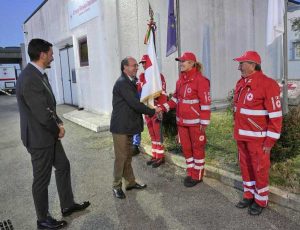 Viterbo - Il prefetto Gennaro Capo in visita alla sede della Cri