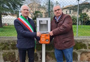 Vetralla - Posizionato defibrillatore alla Villa comunale