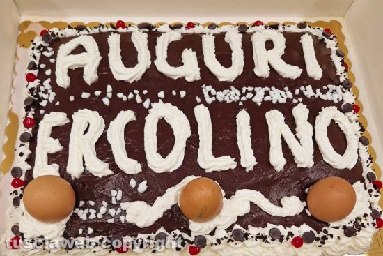 La torta di compleanno per Ercole Rempicci