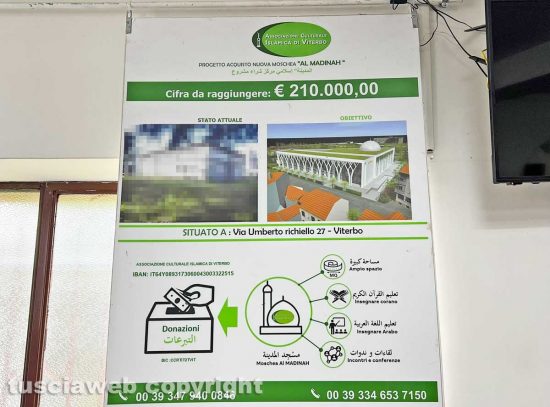 Viterbo - Il progetto della moschea