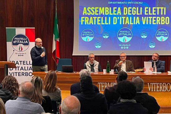 Viterbo - La prima assemblea degli eletti di Fratelli d'Italia