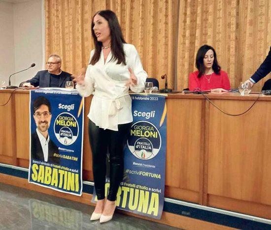 Maria Serena Di Risio, responsabile del circolo di Fratelli d'Italia Fabrica di Roma