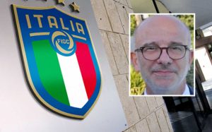 Roma - Ingresso Figc - Nel riquadro: Augusto Maita