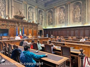 Viterbo - Sala Consiliare - Il consiglio bambini e bambine