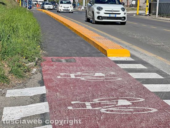 Viterbo - La pista ciclabile