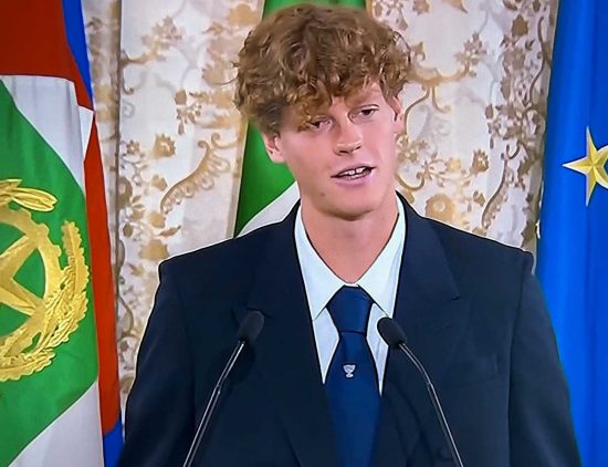 Jannik Sinner al Quirinale