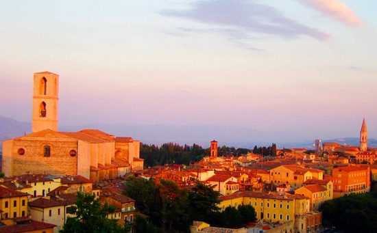 Una panoramica di Perugia