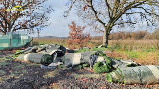 Nepi - La discarica abusiva scoperta dalla guardia di finanza