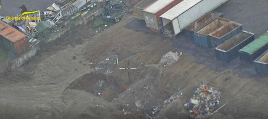 Nepi - La discarica abusiva scoperta dalla guardia di finanza