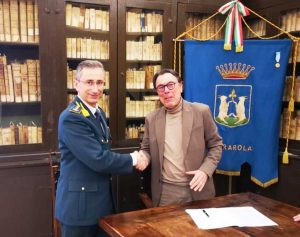 Caprarola - Firma protocollo d'intesa Pnrr tra comune e guardia di finanza