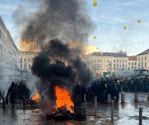Bruxelles - Agricoltori in protesta